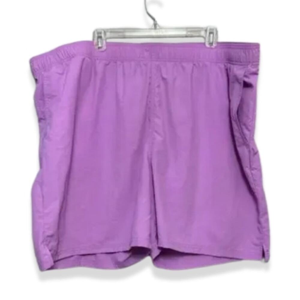 BP Swim Trunks Pull On Elastic Waistband Functional Pockets Purple M 4XL NWOT